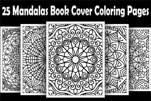 25 Mandalas Book Cover Coloring Pages