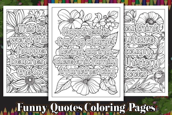 50 Funny Quotes Coloring Pages
