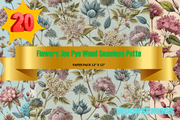 Flowers Joe Pye Weed Seamless