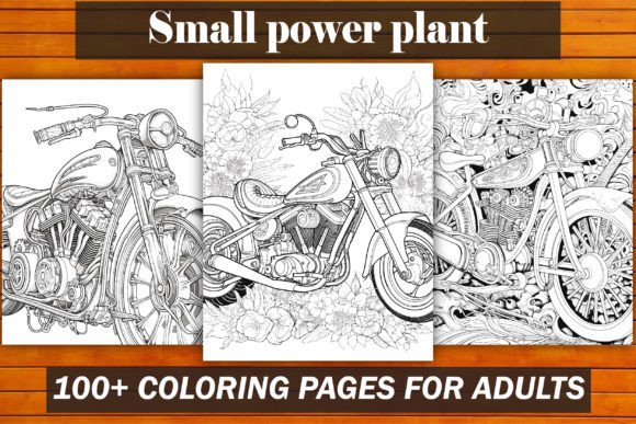 Flowers Motorcycle Coloring Pages