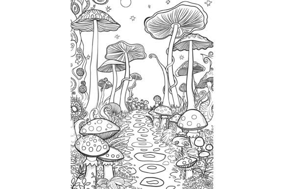 Magical Wonderland Coloring Page