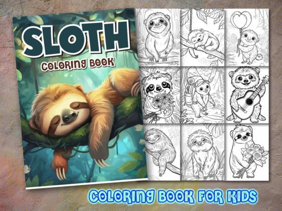 Sloth Coloring Page and Coloring Book: A Creator’s Toolkit for Print-On-Demand Success
