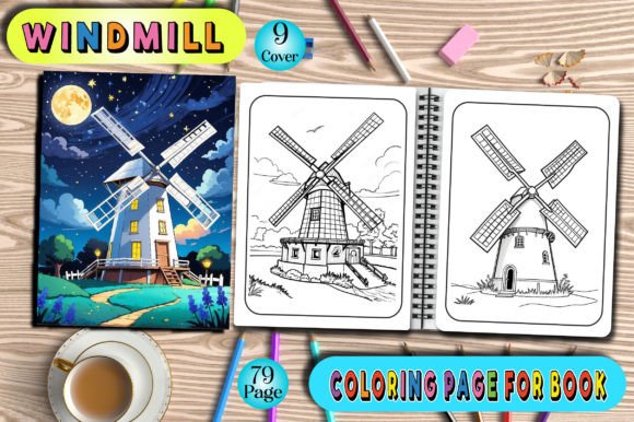 Windmill Coloring Book: A Practical, High-Content Resource for KDP Creators and Creative Entrepreneurs